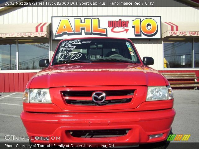 2002 Mazda B-Series Truck B3000 Dual Sport Cab Plus in Performance Red