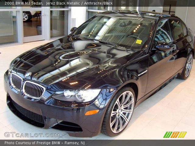 2008 BMW M3 Sedan in Jerez Black Metallic