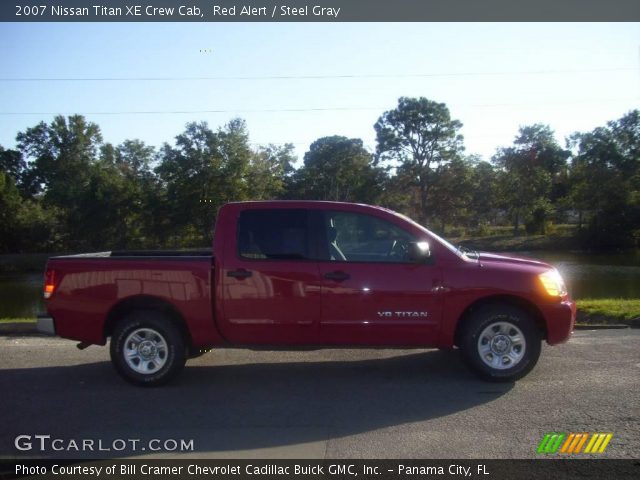 2007 Nissan Titan XE Crew Cab in Red Alert