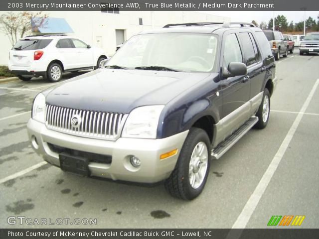2003 Mercury Mountaineer Convenience AWD in True Blue Metallic