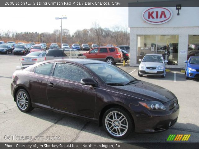 2008 Scion tC  in Sizzling Crimson Red Mica