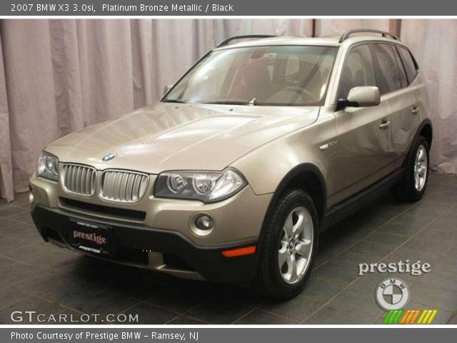 2007 BMW X3 3.0si in Platinum Bronze Metallic