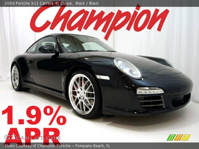 2009 Porsche 911 Carrera 4S Coupe in Black