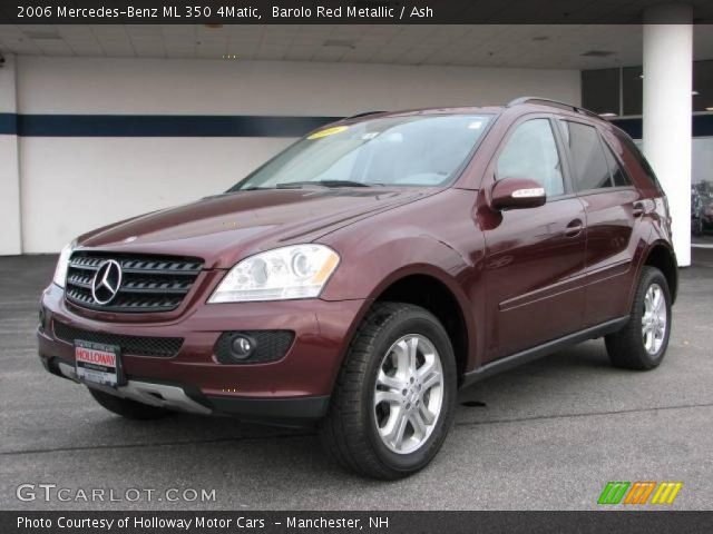 2006 Mercedes-Benz ML 350 4Matic in Barolo Red Metallic
