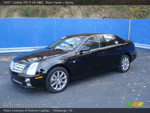 2005 Cadillac STS 4 V8 AWD in Black Raven