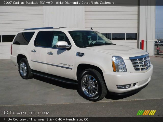 2007 Cadillac Escalade ESV AWD in White Diamond