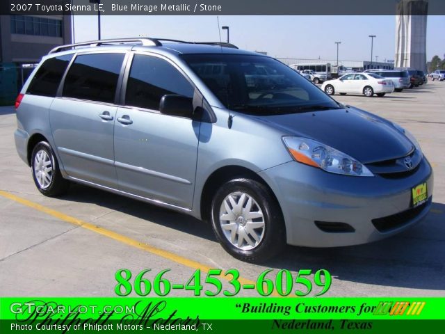 2007 Toyota Sienna LE in Blue Mirage Metallic