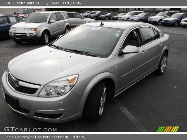 2008 Saturn Aura XE 3.5 in Silver Pearl