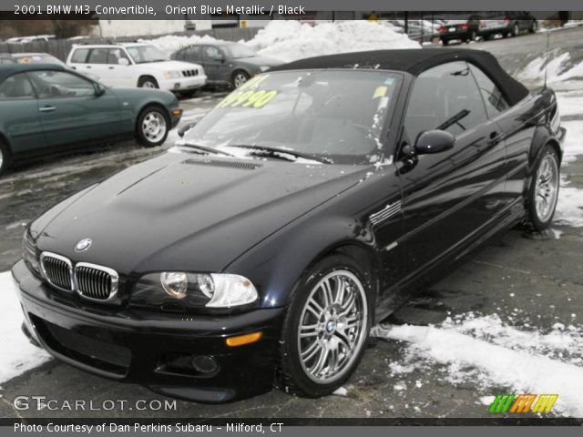2001 BMW M3 Convertible in Orient Blue Metallic