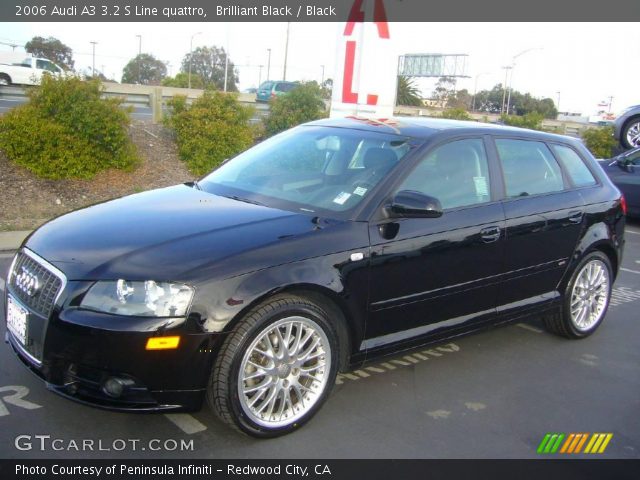 2006 Audi A3 3.2 S Line quattro in Brilliant Black