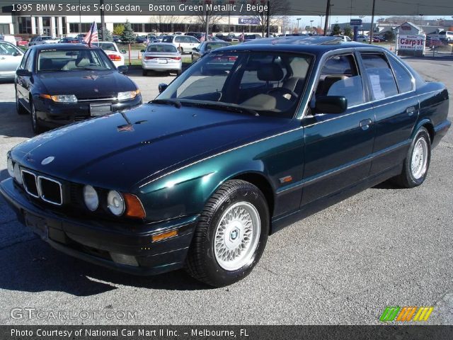 1995 BMW 5 Series 540i Sedan in Boston Green Metallic