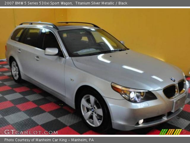 2007 BMW 5 Series 530xi Sport Wagon in Titanium Silver Metallic