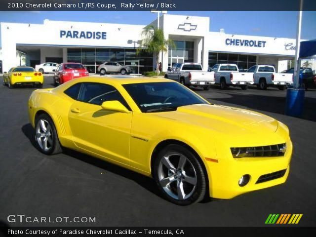 2010 Chevrolet Camaro LT/RS Coupe in Rally Yellow