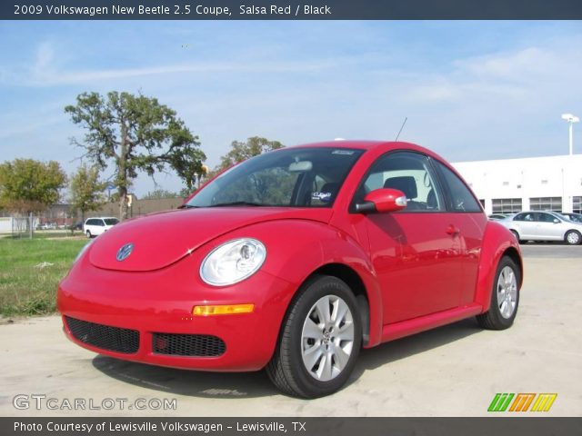 2009 Volkswagen New Beetle 2.5 Coupe in Salsa Red