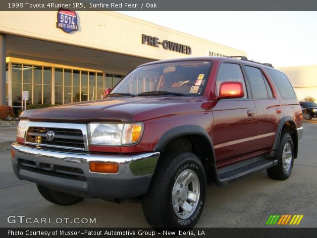 1998 Toyota 4Runner SR5 in Sunfire Red Pearl