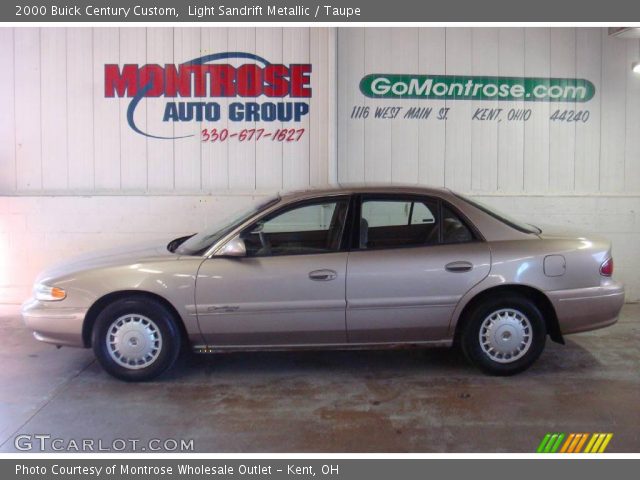 2000 Buick Century Custom in Light Sandrift Metallic