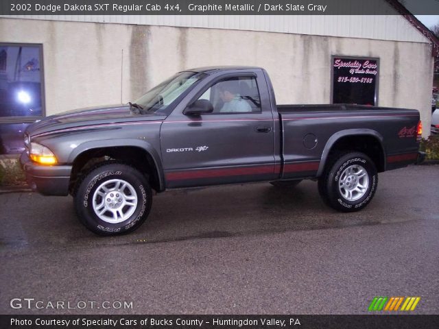 2002 Dodge Dakota SXT Regular Cab 4x4 in Graphite Metallic