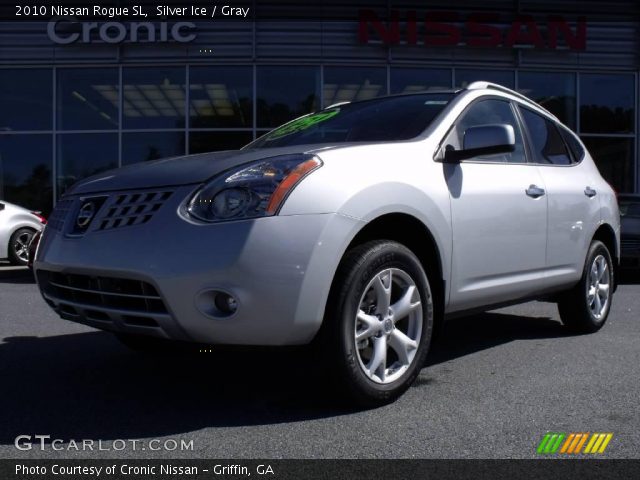 2010 Nissan Rogue SL in Silver Ice