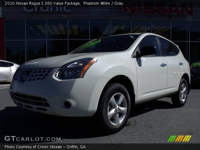 2010 Nissan Rogue S 360 Value Package in Phantom White