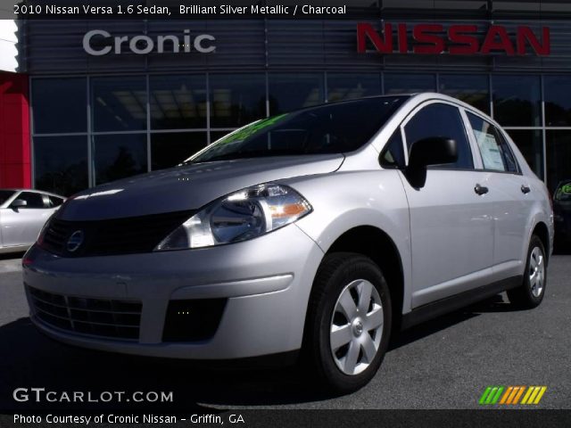 2010 Nissan Versa 1.6 Sedan in Brilliant Silver Metallic