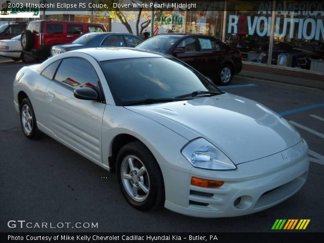 2003 Mitsubishi Eclipse RS Coupe in Dover White Pearl