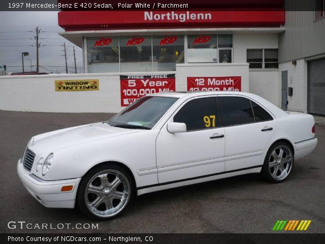 1997 Mercedes-Benz E 420 Sedan in Polar White