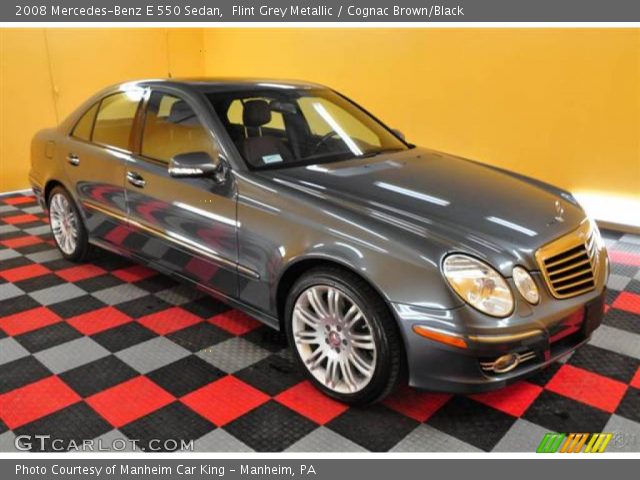 2008 Mercedes-Benz E 550 Sedan in Flint Grey Metallic