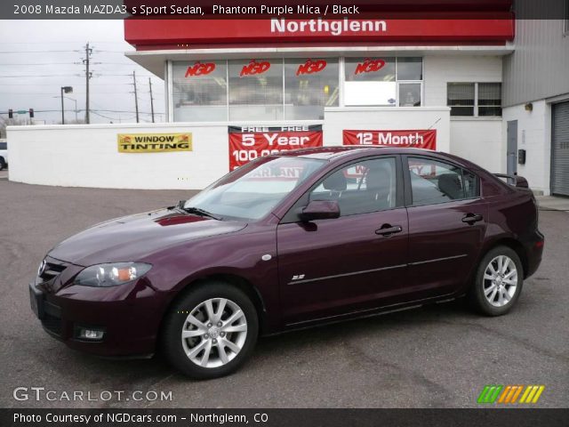 2008 Mazda MAZDA3 s Sport Sedan in Phantom Purple Mica