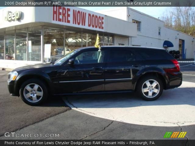 Brilliant Black Crystal Pearl - 2006 Dodge Magnum R/T AWD - Dark Slate ...