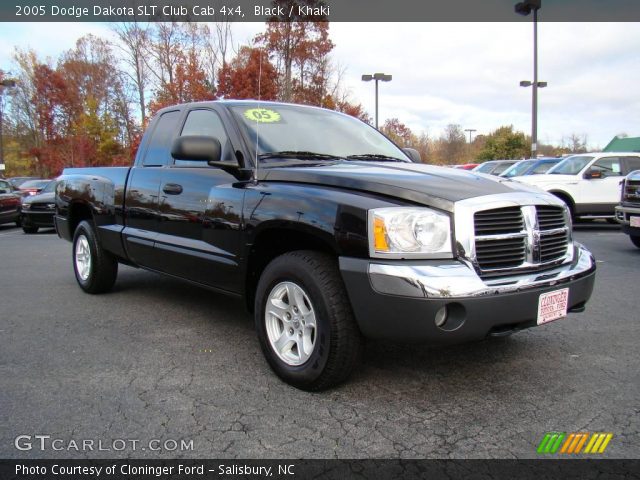 2005 Dodge Dakota SLT Club Cab 4x4 in Black