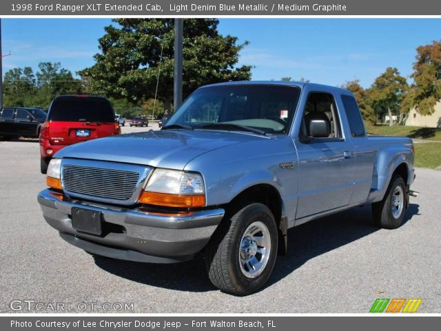 1998 Ford Ranger XLT Extended Cab in Light Denim Blue Metallic