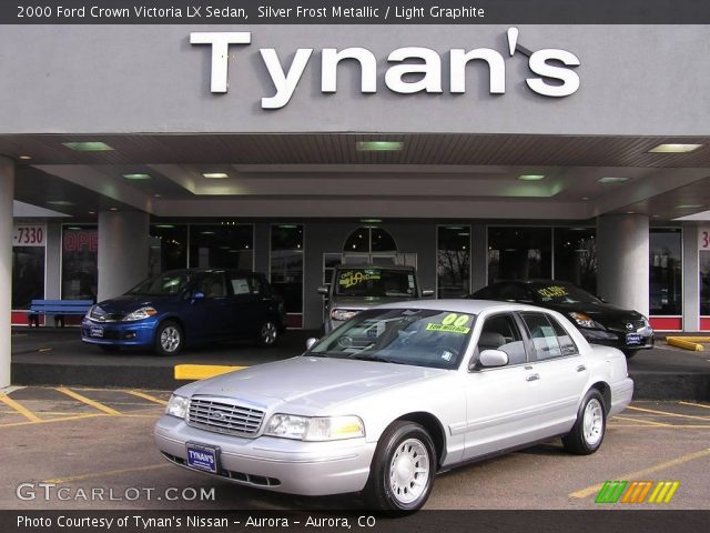 2000 Ford Crown Victoria LX Sedan in Silver Frost Metallic