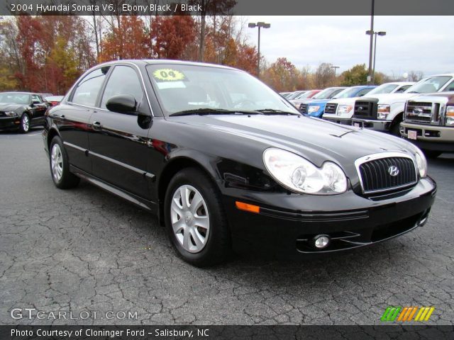 2004 Hyundai Sonata V6 in Ebony Black