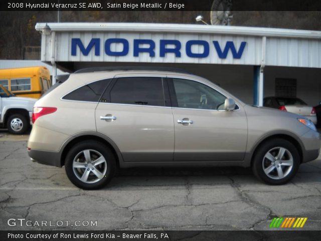 2008 Hyundai Veracruz SE AWD in Satin Beige Metallic