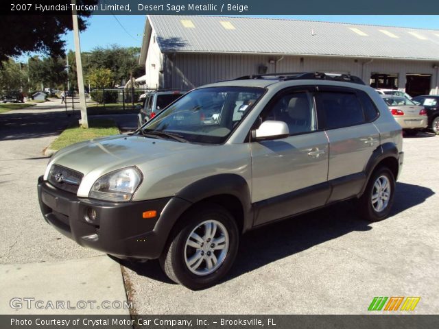 2007 Hyundai Tucson Limited in Desert Sage Metallic