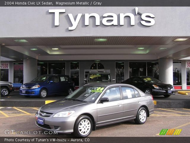 2004 Honda Civic LX Sedan in Magnesium Metallic
