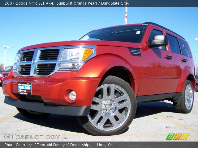 2007 Dodge Nitro SLT 4x4 in Sunburst Orange Pearl