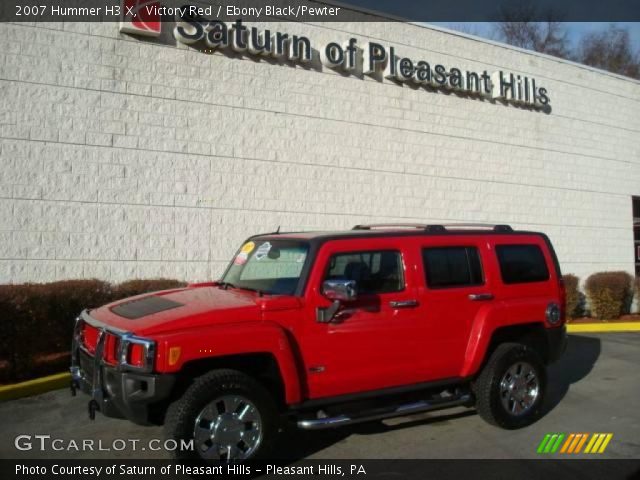 2007 Hummer H3 X in Victory Red