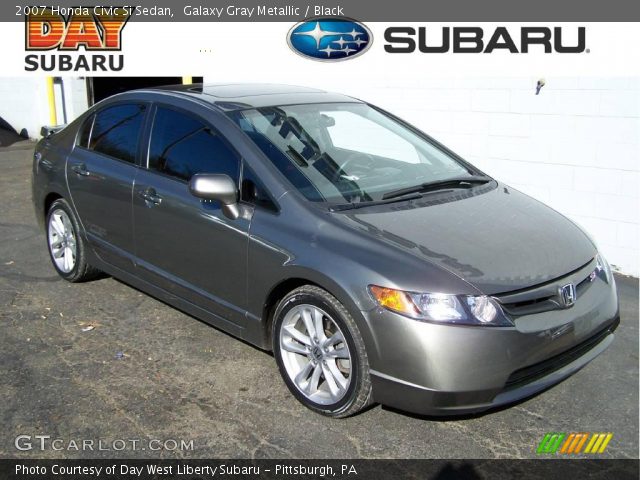 2007 Honda Civic Si Sedan in Galaxy Gray Metallic