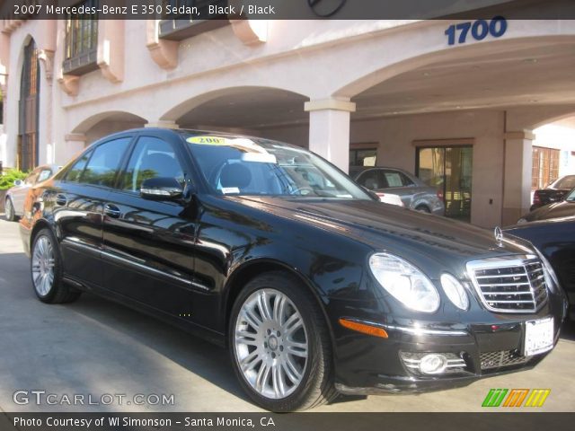 2007 Mercedes-Benz E 350 Sedan in Black