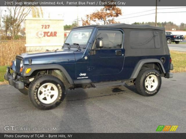 2005 Jeep Wrangler Unlimited 4x4 in Patriot Blue Pearl