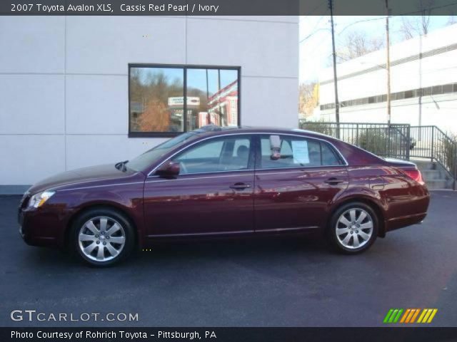 2007 Toyota Avalon XLS in Cassis Red Pearl