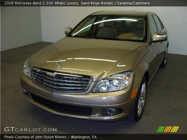 2008 Mercedes-Benz C 300 4Matic Luxury in Sand Beige Metallic