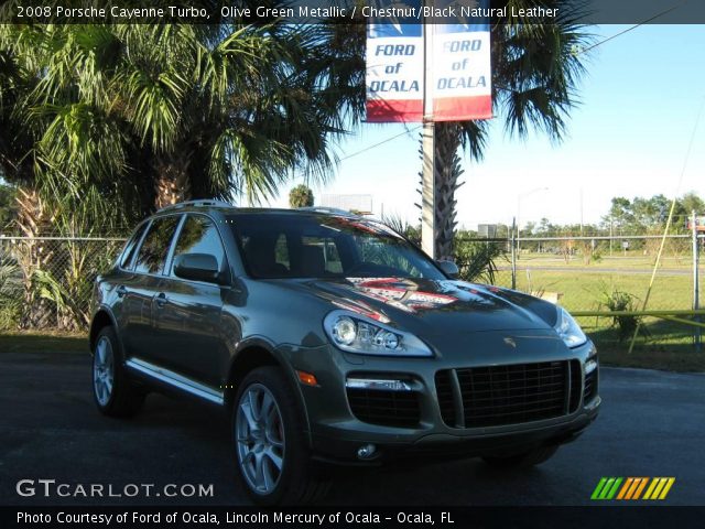 2008 Porsche Cayenne Turbo in Olive Green Metallic