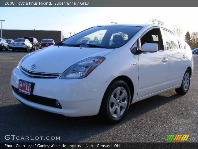 2008 Toyota Prius Hybrid in Super White