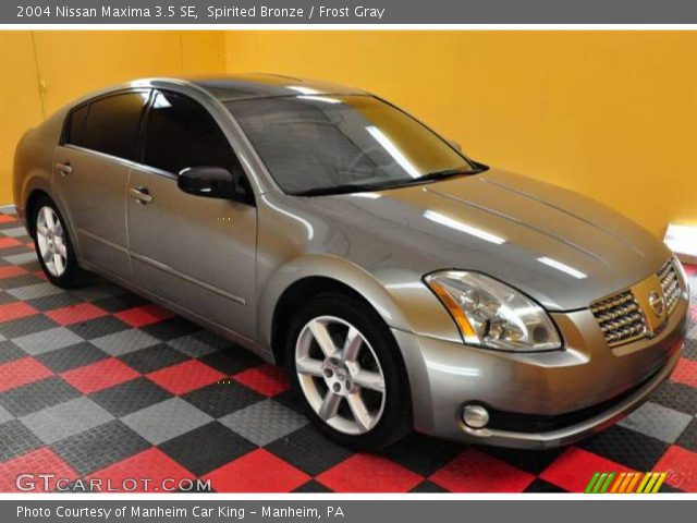 2004 Nissan Maxima 3.5 SE in Spirited Bronze