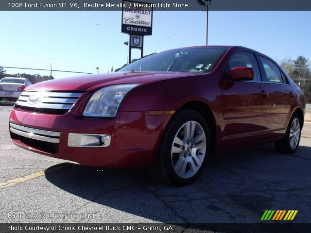 2008 Ford Fusion SEL V6 in Redfire Metallic