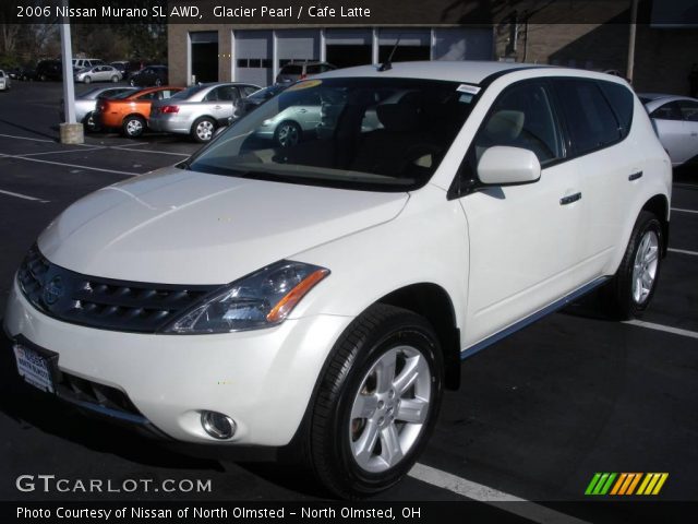 2006 Nissan Murano SL AWD in Glacier Pearl