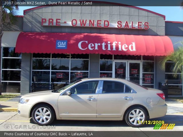 2007 Lincoln MKZ Sedan in Dune Pearl Metallic