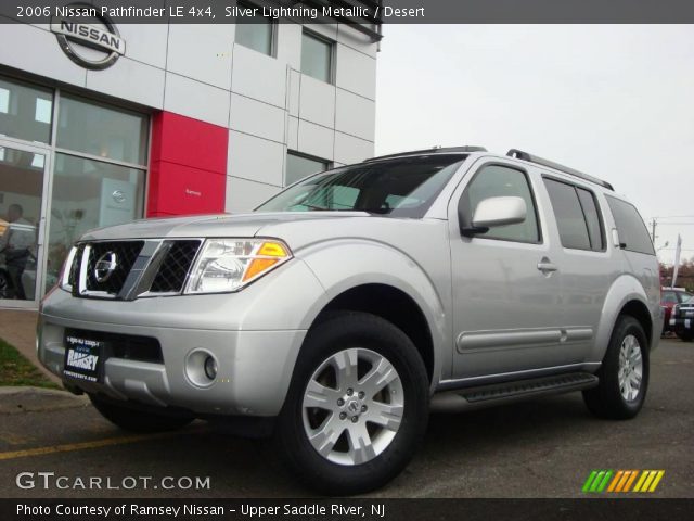2006 Nissan Pathfinder LE 4x4 in Silver Lightning Metallic